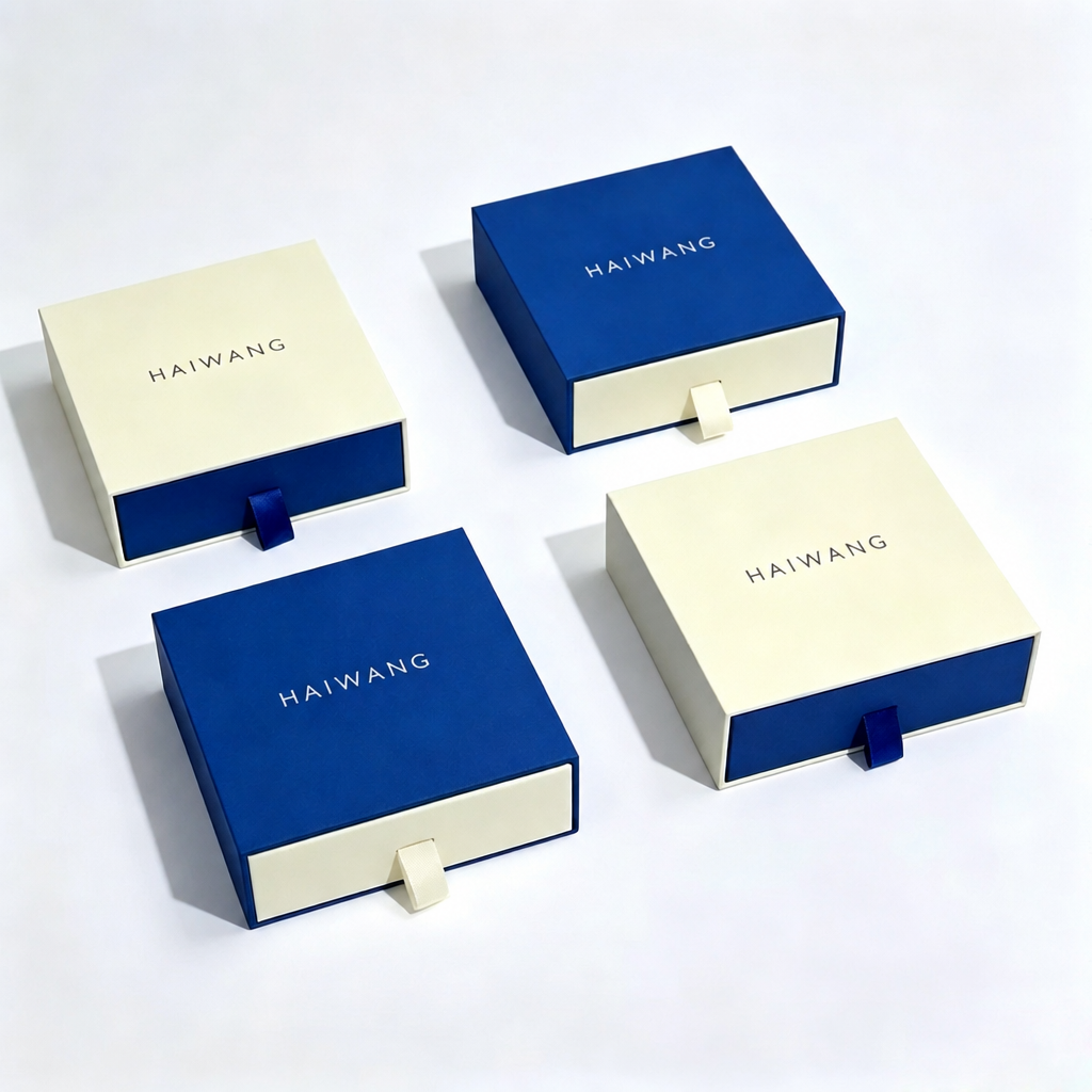 custom drawer gift box for jewelry cosmetic packaging