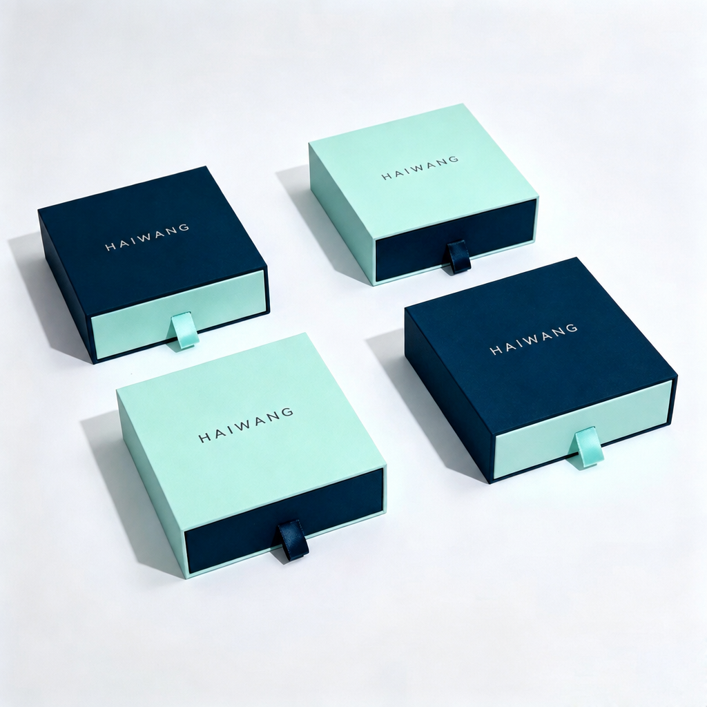 custom printed slide drawer gift box