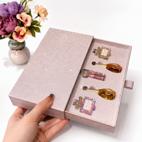 Custom rigid perfume sample box for fragrance tester