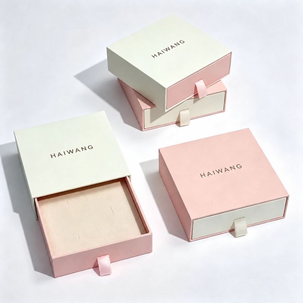custom printed slide drawer gift box