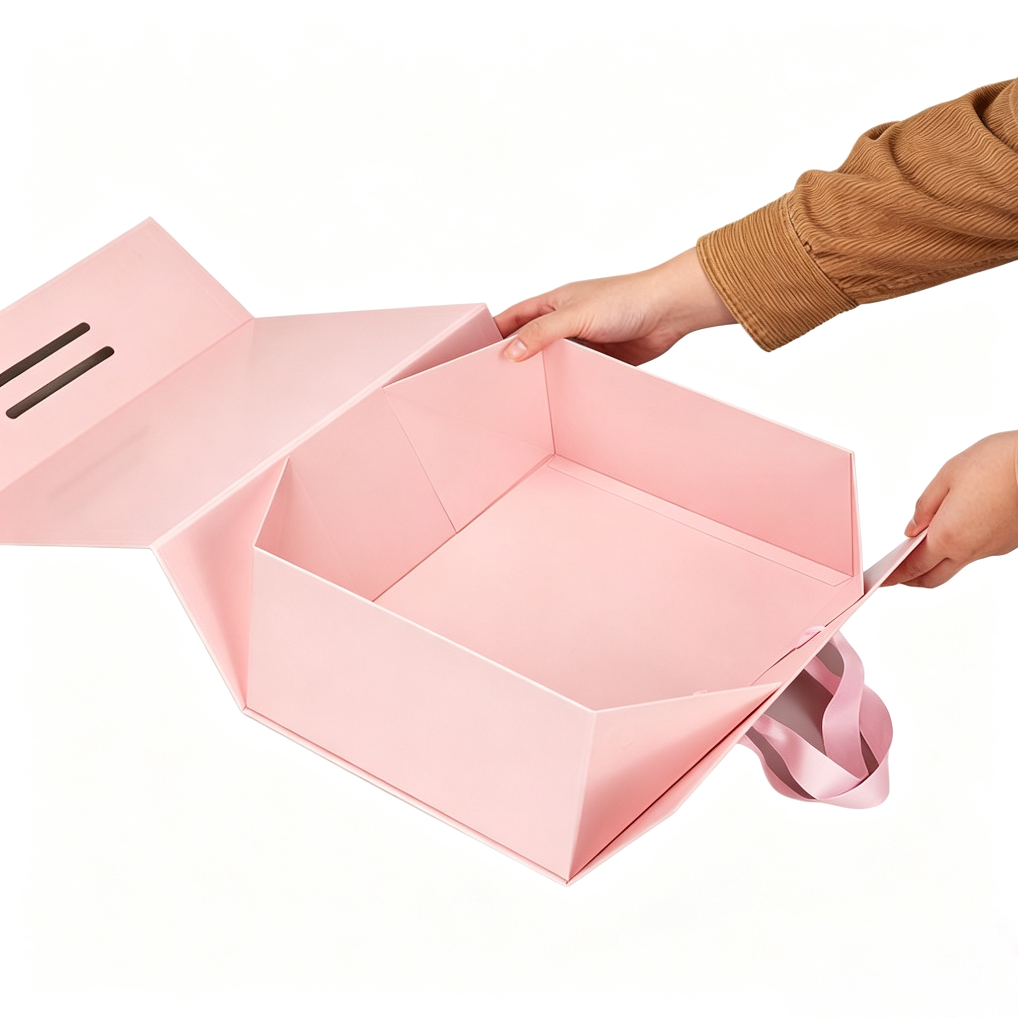 Custom magnetic gift box, foldable luxury magnetic closure gift box